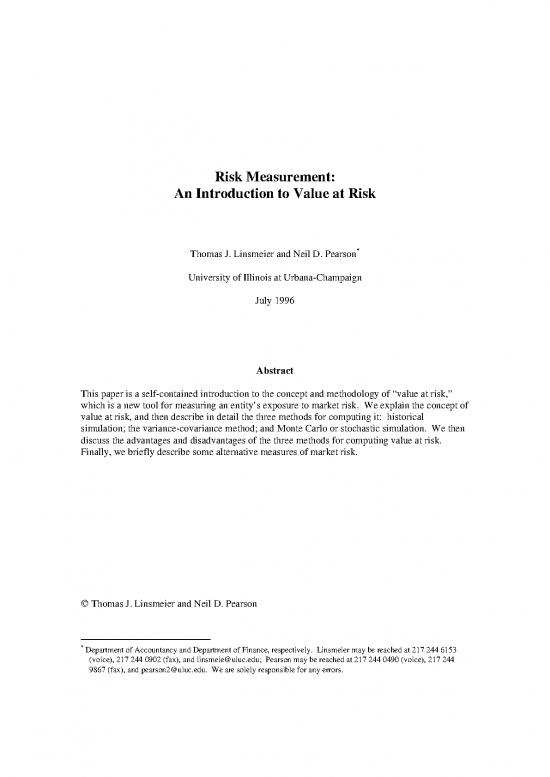 picture1_Risk Measurement Methods Pdf 91920 | Valueatrisk