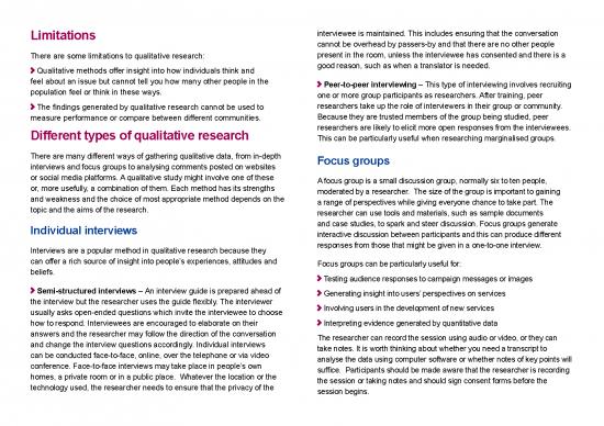 advantages of qualitative research bbc bitesize