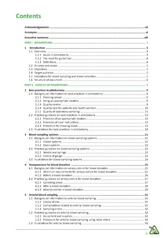 Who Guidelines On Drawing Blood Best Practices In Phlebotomy Eng