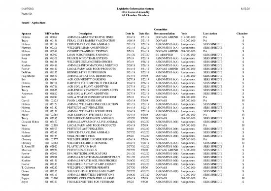 picture_General Agriculture Pdf 94715 | 101stcommittee Status Report   Senate