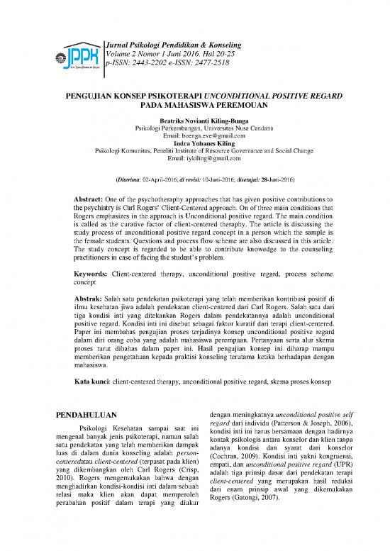 picture1_Carl Rogers Theory Pdf 96366 | 126744 Id Pengujian Konsep Psikoterapi Uncondition