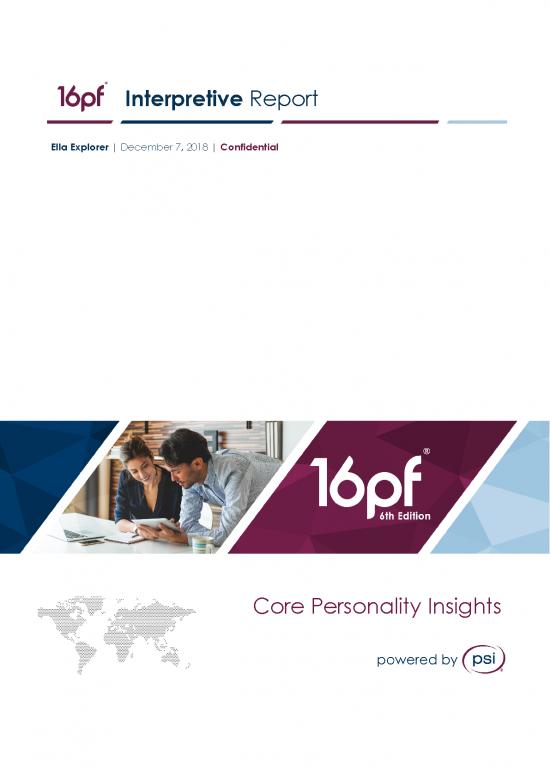 picture1_Personality Pdf 96795 | 16pf 6th Edition Interpretive Report Ella Sample