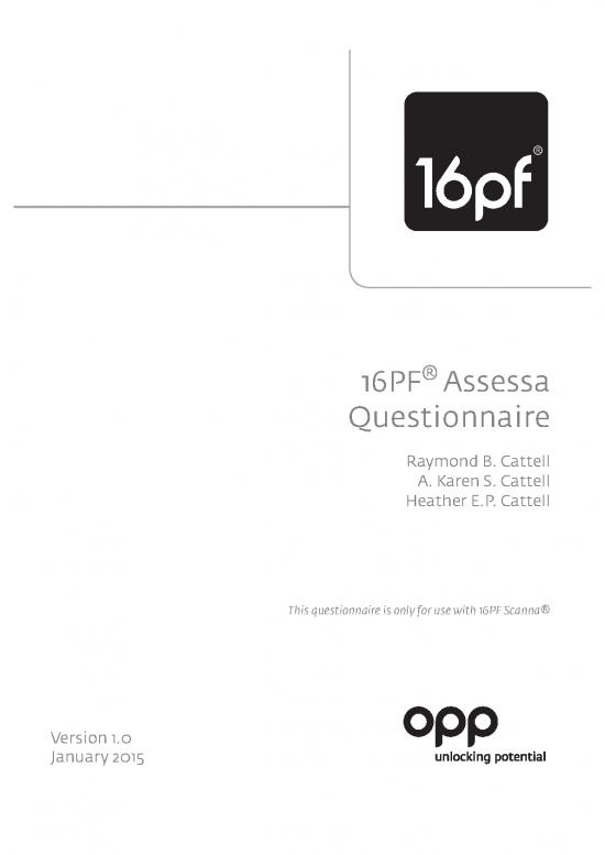 picture_Personality Pdf 96794 | 16pf Assessa Questionnaire English