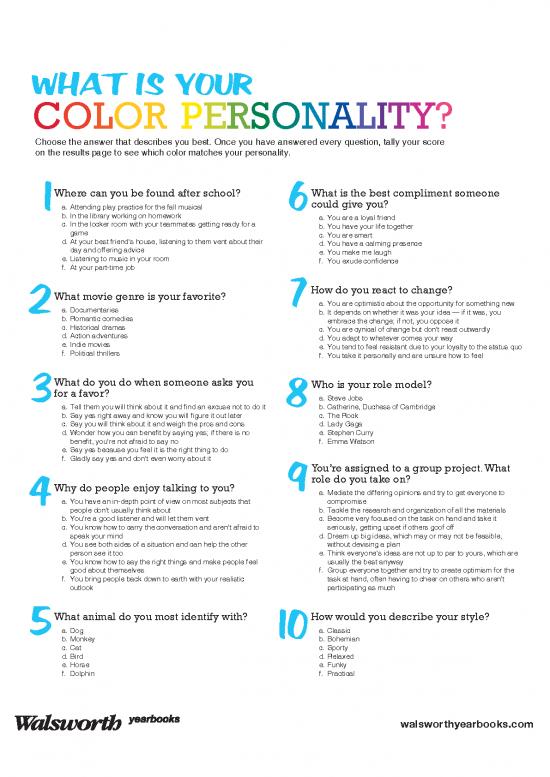 picture_Personality Pdf 95842 | 2017 Color Quiz