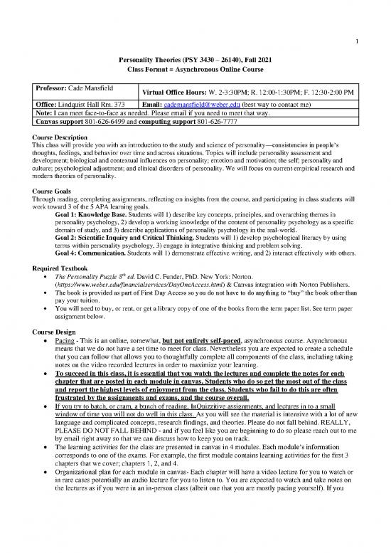 picture1_Personality Pdf 95823 | 2021 Fall 3430 Asynchronous