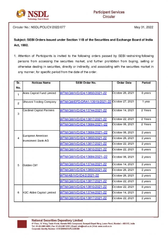 picture1_Sebi Act Pdf 94994 | 2022 077 Policy Sebi Orders Issued Under Section 11b Of The Securities And Exchange Board Of India Act 1992