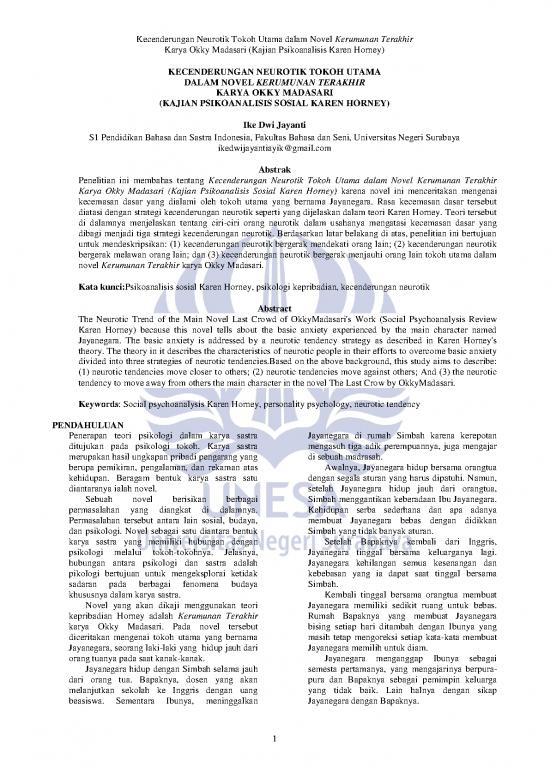 picture_Karen Horney Pdf 96374 | 242507 Kecenderungan Neurotik Tokoh Utama Dalam Ded4c03d