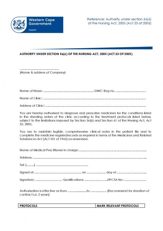 picture Act Therapy Pdf 95773 | 3 Section 566 Authorisation Of Nurse