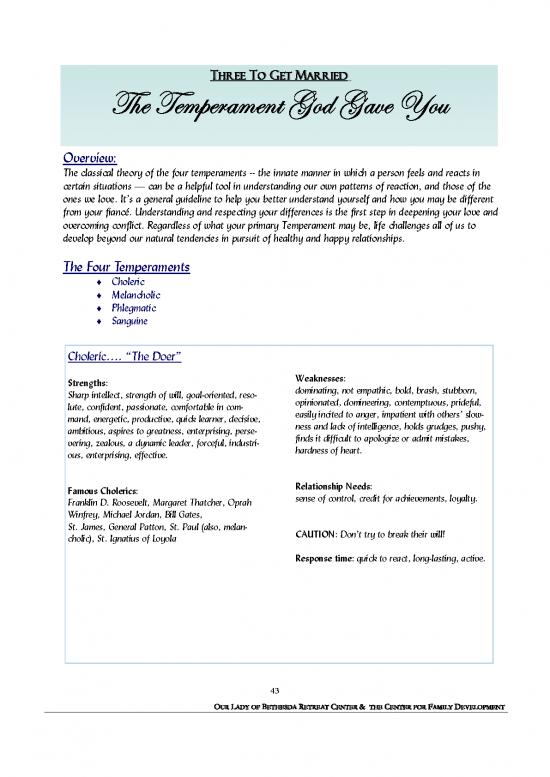picture_The Four Temperaments Pdf 96452 | 3tgm Temperaments Materials Quiz