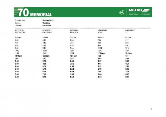 picture1_70 Memorial Bus Route Schedule
