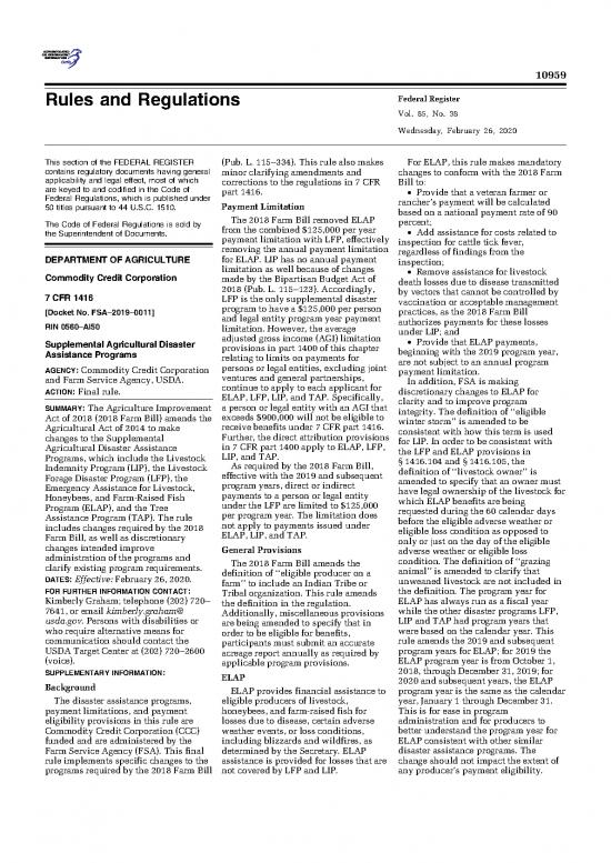 picture Code Of Federal Regulations Pdf 95206 | Agrdisaster