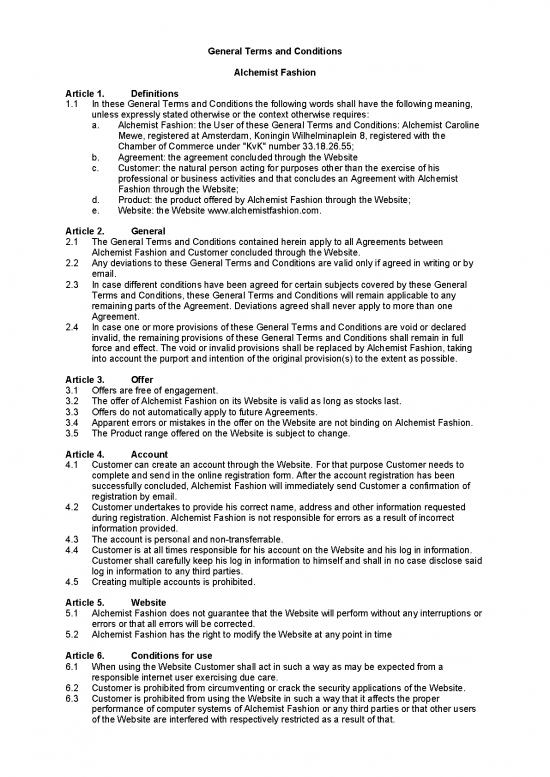 picture_Fashion Pdf 95624 | Alchemist Fashion Terms Conditions Consumer Shop 2014 Eng
