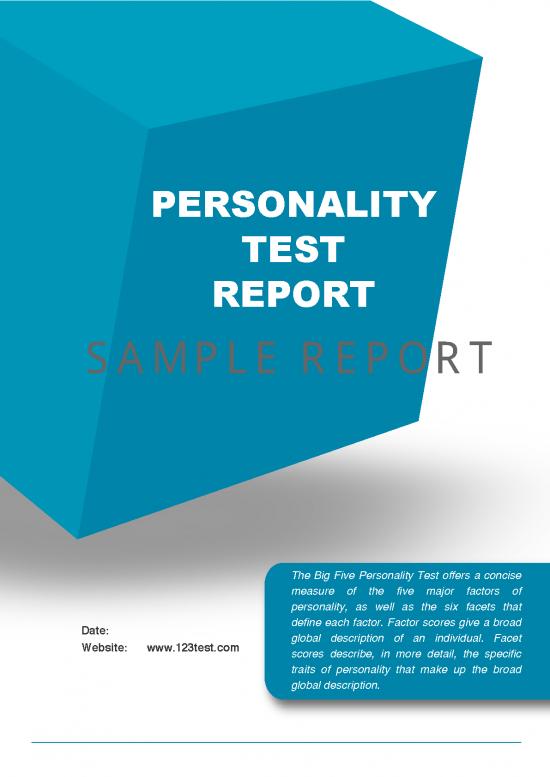 picture1_Personality Pdf 96793 | Anonymous Sample Report Personality Test 123test
