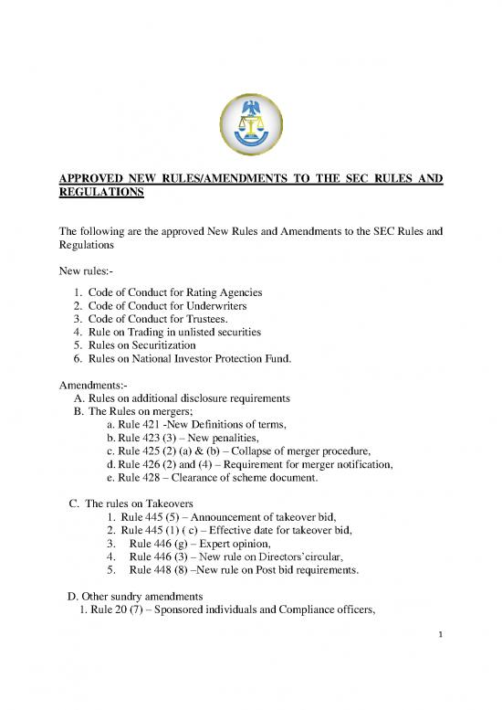 picture_Takeover Code Pdf 95176 | Approved New Rules And Ammendments To The Sec Rules And Regulations