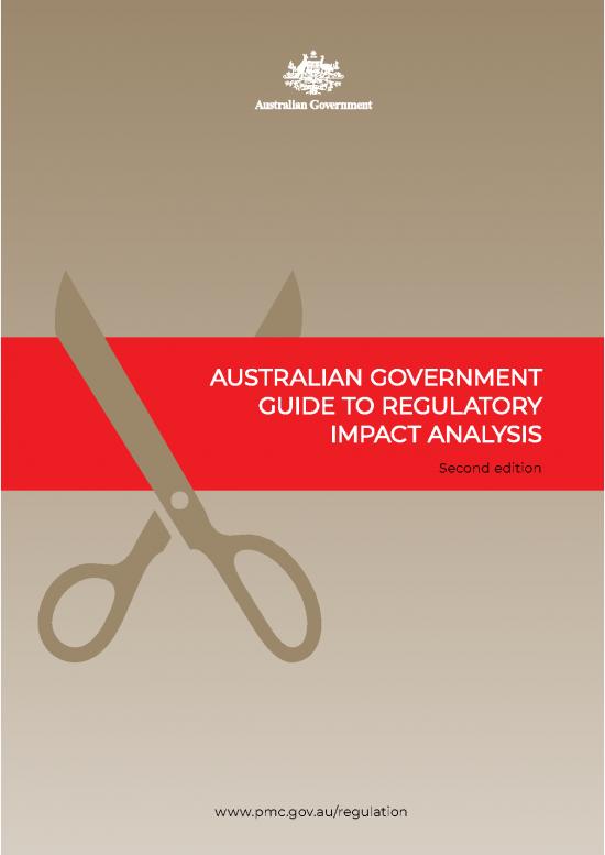 picture1_Regulatory Impact Analysis Pdf 94997 | Australian Government Guide To Regulatory Impact Analysis