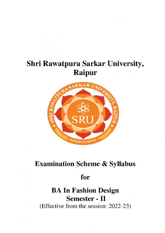 picture Fashion Pdf 95605 | Ba Fd Syllabus 2nd Sem