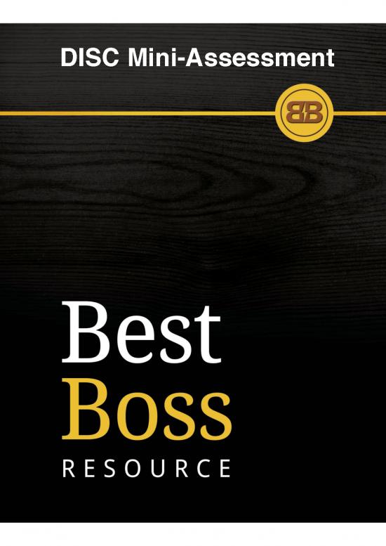 picture Disc Assessment Pdf 97104 | Bb009 Disc Mini Assessment
