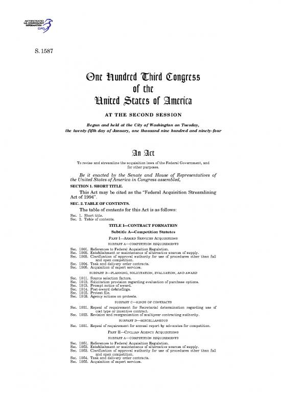 picture1_Federal Acquisition Regulation Pdf 95133 | Bills 103s1587enr