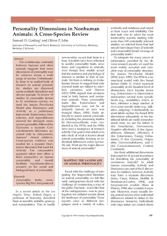picture1_Personality Pdf 96264 | Cdps99xspeciesreview