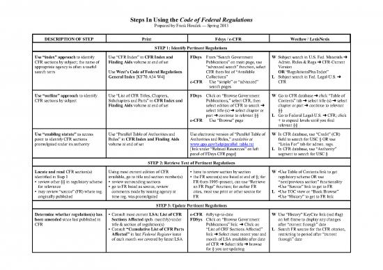 picture_Code Of Federal Regulations Pdf 94948 | Cfr Handout Spring13