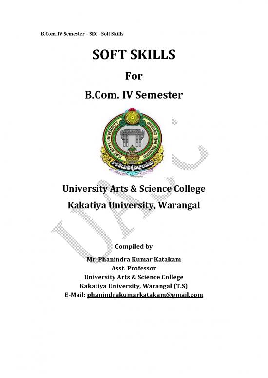 picture Personality Pdf 96748 | Com Iv Semester Sec Soft Skills