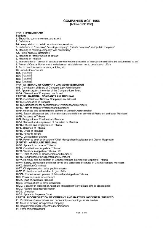 picture Company Act 1956 Pdf 95329 | Companies Act 1956 13jun2011