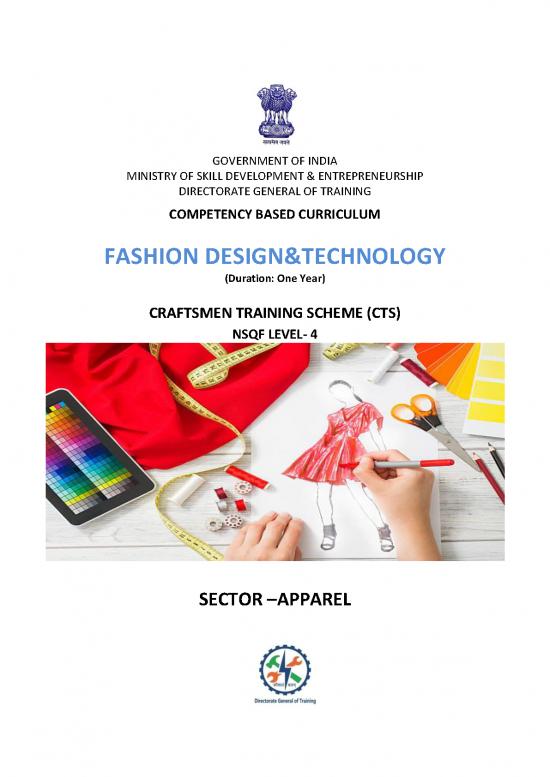 picture_Fashion Pdf 95643 | Cts Fashion Design And Technology Cts Nsqf 4