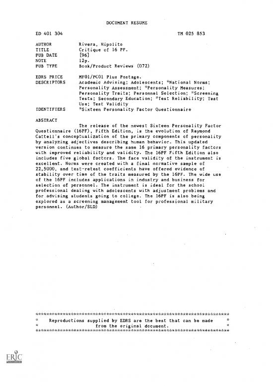 picture1_Personality Pdf 95971 | Ed401304