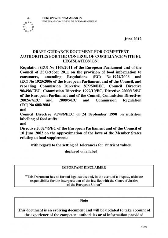 picture_Nutrition Pdf 94880 | Eu Guidance On Tolerance