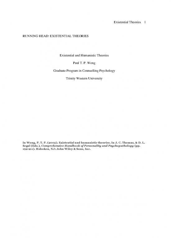 picture1_Personality Pdf 96954 | Existential And Humanistic Theories 2005 Handbook Of Personality