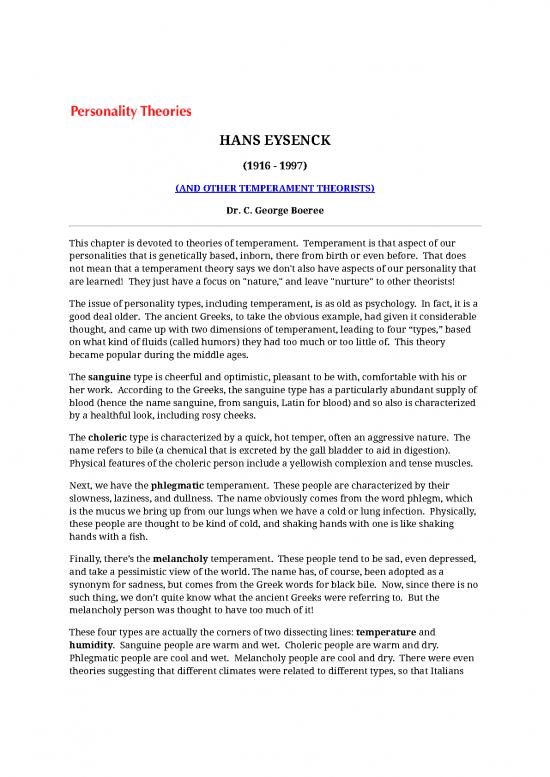 picture Personality Pdf 96778 | Eysenck