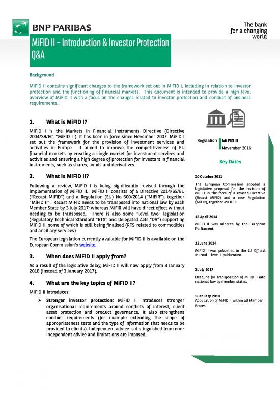 picture_Business Regulation Pdf 94835 | Factsheet Mifid Ii Overview And Investor Protection Nov 2016