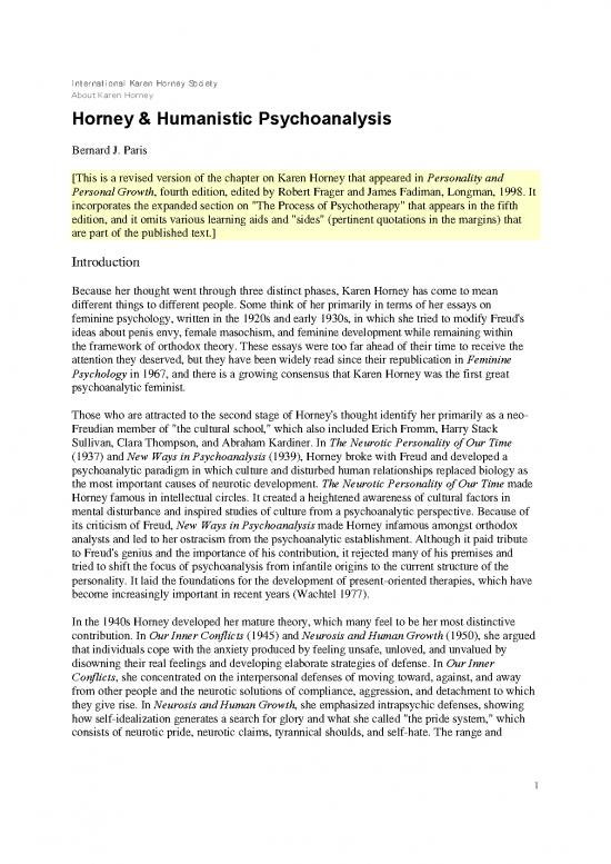 picture1_Karen Horney Pdf 96495 | Fadiman