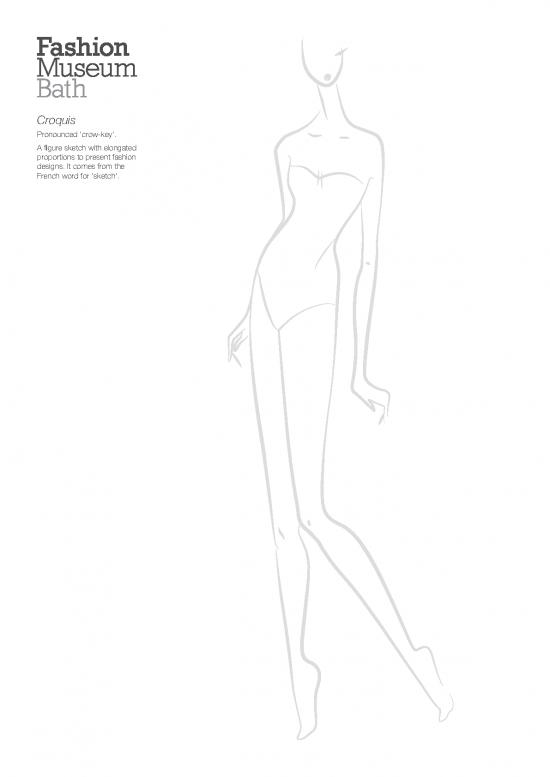 picture Fashion Pdf 95657 | Female Croquis