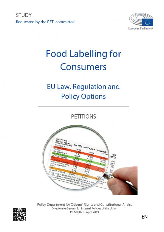 picture1_Study Pdf 95049 | Food Labelling For Consumer Eu