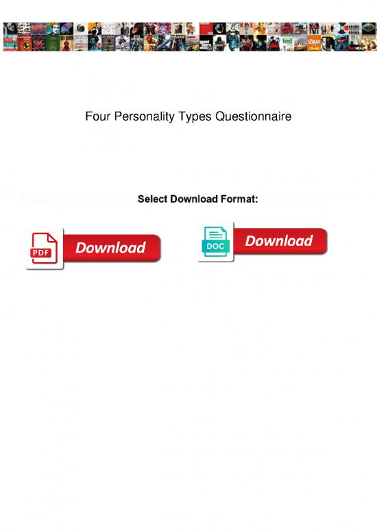 picture1_Personality Pdf 96645 | Four Personality Types Questionnaire