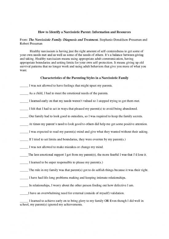 picture Narcissism Pdf 97077 | How To Identify A Narcissistic Parent Information And Resources