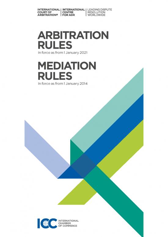 picture1_Icc Rules 2021 Pdf 94929 | Icc 2021 Arbitration Rules 2014 Mediation Rules English Version