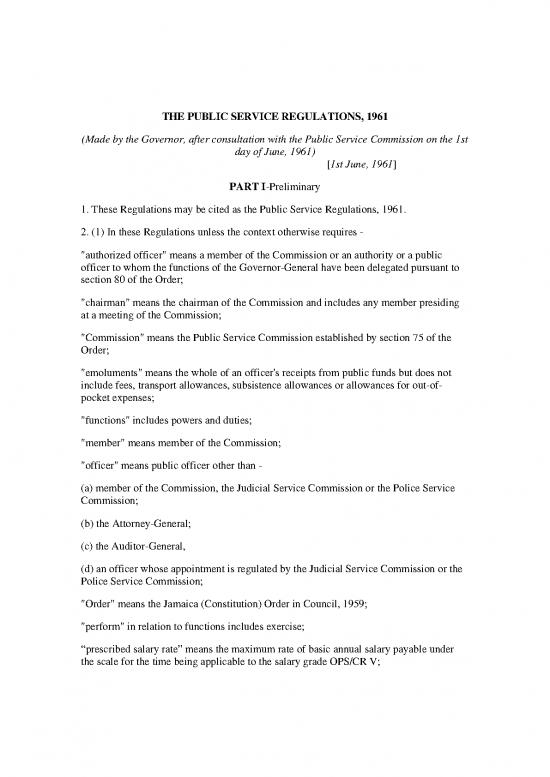 picture Public Service Regulations Pdf 95356 | Jam Res14