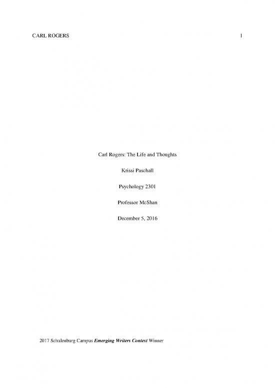 picture1_Carl Rogers Theory Pdf 96877 | Krissipaschall