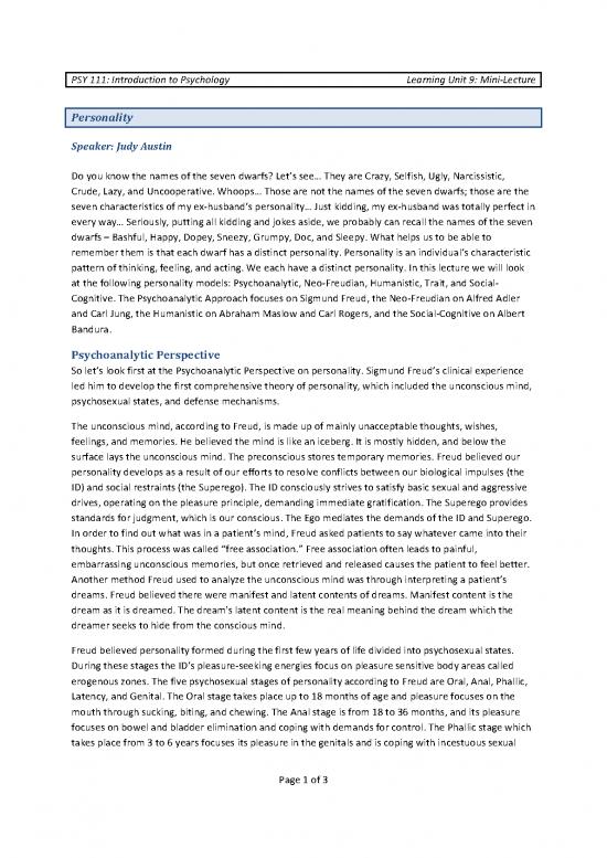 picture1_Personality Pdf 97061 | Lu09 Personality