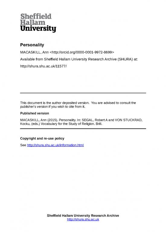 picture Personality Pdf 96676 | Macaskill Personality