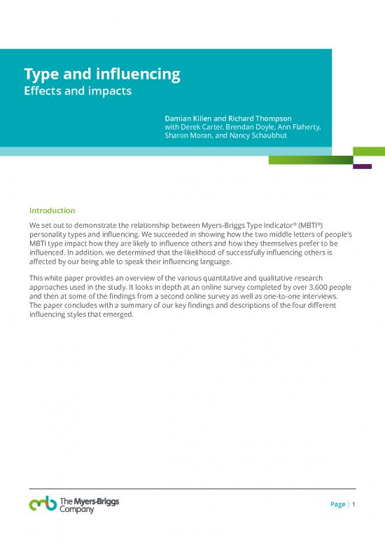 picture_Personality Pdf 95819 | Mbti Type And Influencing