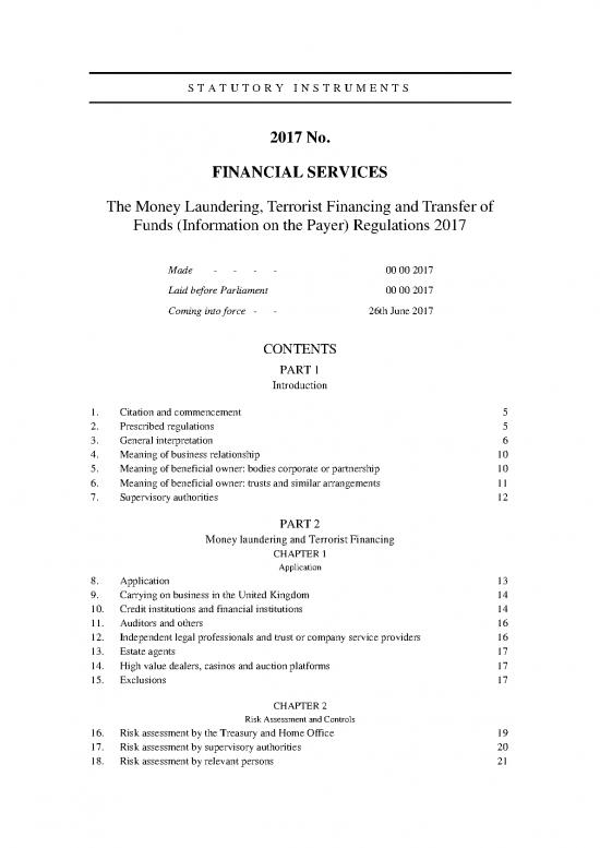 picture1_Money Laundering Regulations 2017 Pdf 94872 | Money Laundering Regulations 2017   Final Consultation Draft Final