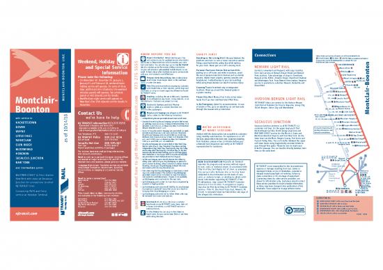 picture_Montclair Boonton Line Train Schedule