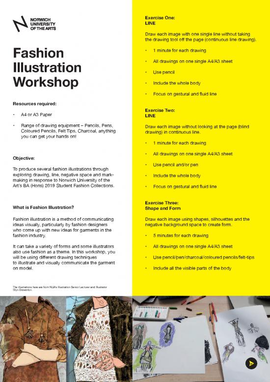 picture Fashion Pdf 95692 | Nua Fashion Illustration Worksheet
