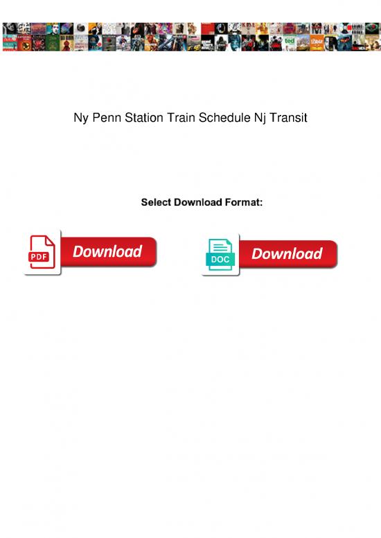 Nj Transit Train Schedule Summit Nj To Ny Penn Station at jamesenelson blog