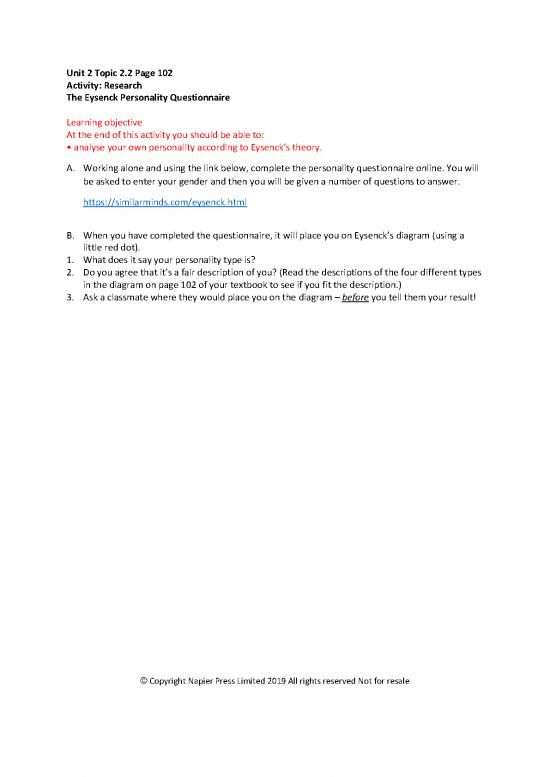picture1_Personality Pdf 95883 | Page 102 The Eysenck Personality Questionnaire