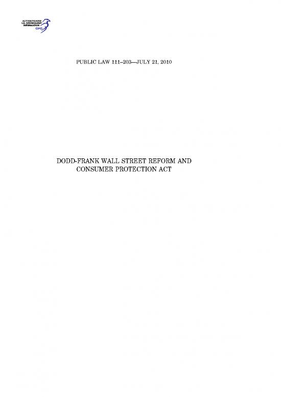 picture Dodd Frank Act Pdf 95134 | Plaw 111publ203
