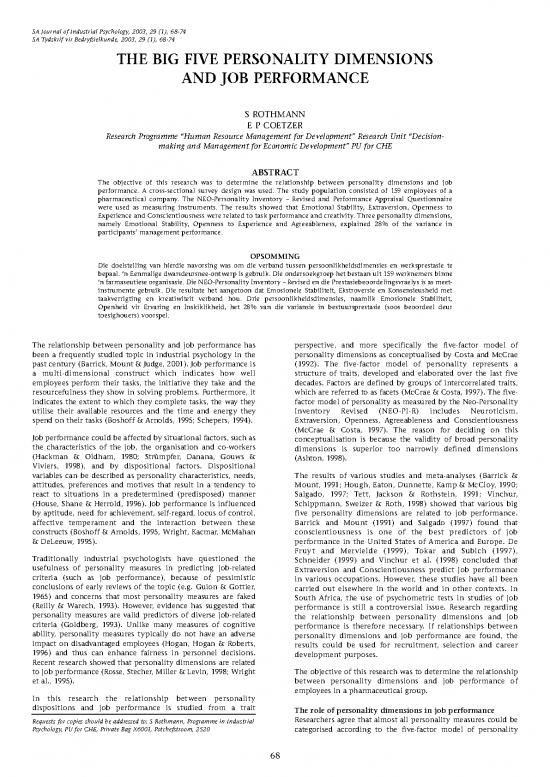 picture Personality Pdf 96283 | Psyc V29 N1 A9